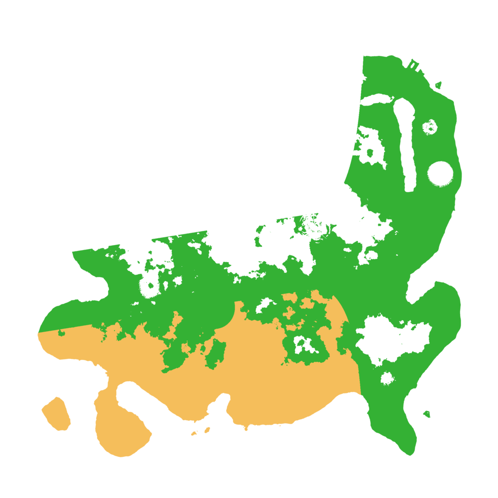 Biome Rust Map: Procedural Map, Size: 3500, Seed: 335937574