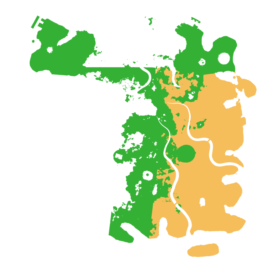 Biome Rust Map: Procedural Map, Size: 4000, Seed: 543067