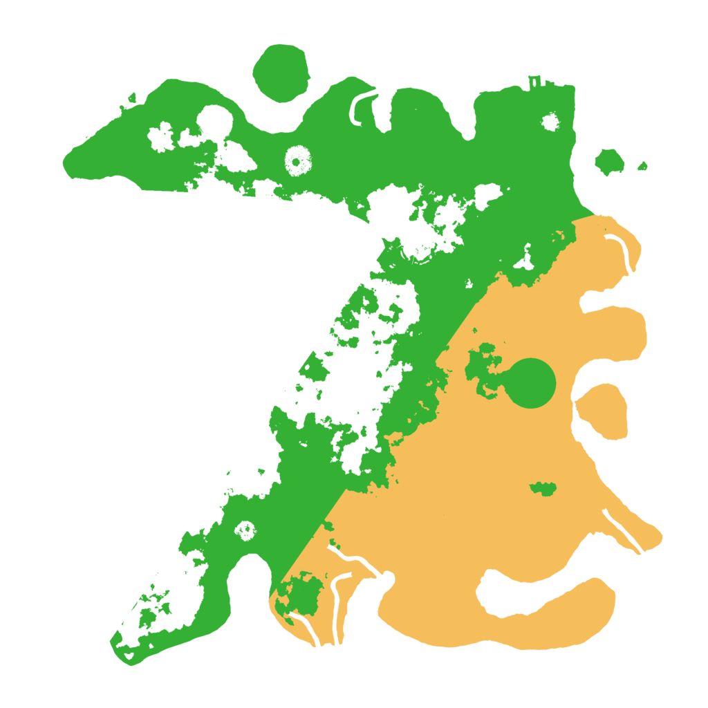 Biome Rust Map: Procedural Map, Size: 3700, Seed: 587364483