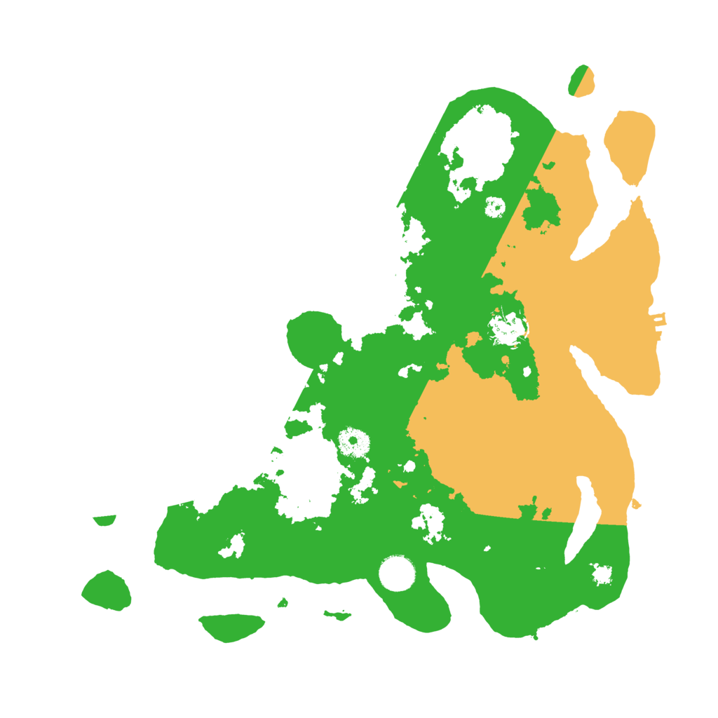 Biome Rust Map: Procedural Map, Size: 3500, Seed: 2035172242