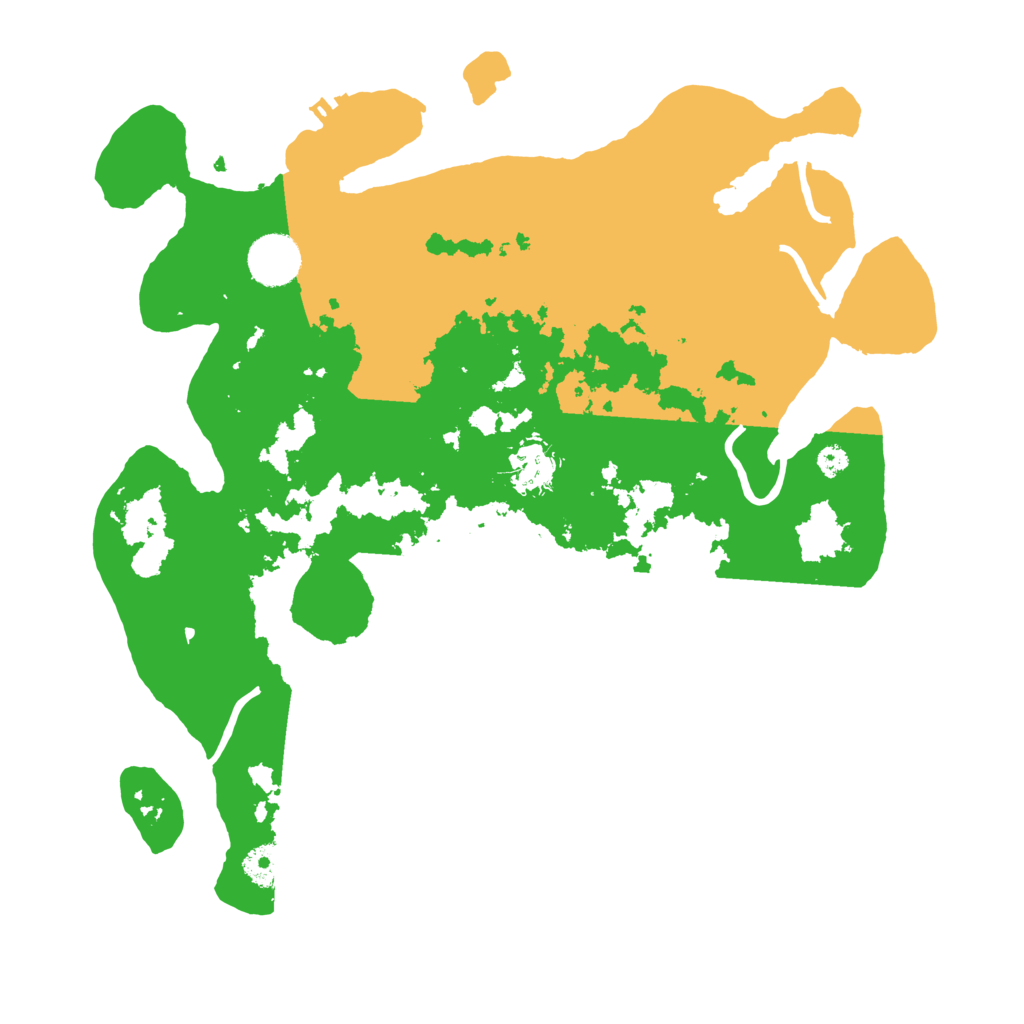 Biome Rust Map: Procedural Map, Size: 3500, Seed: 311489229