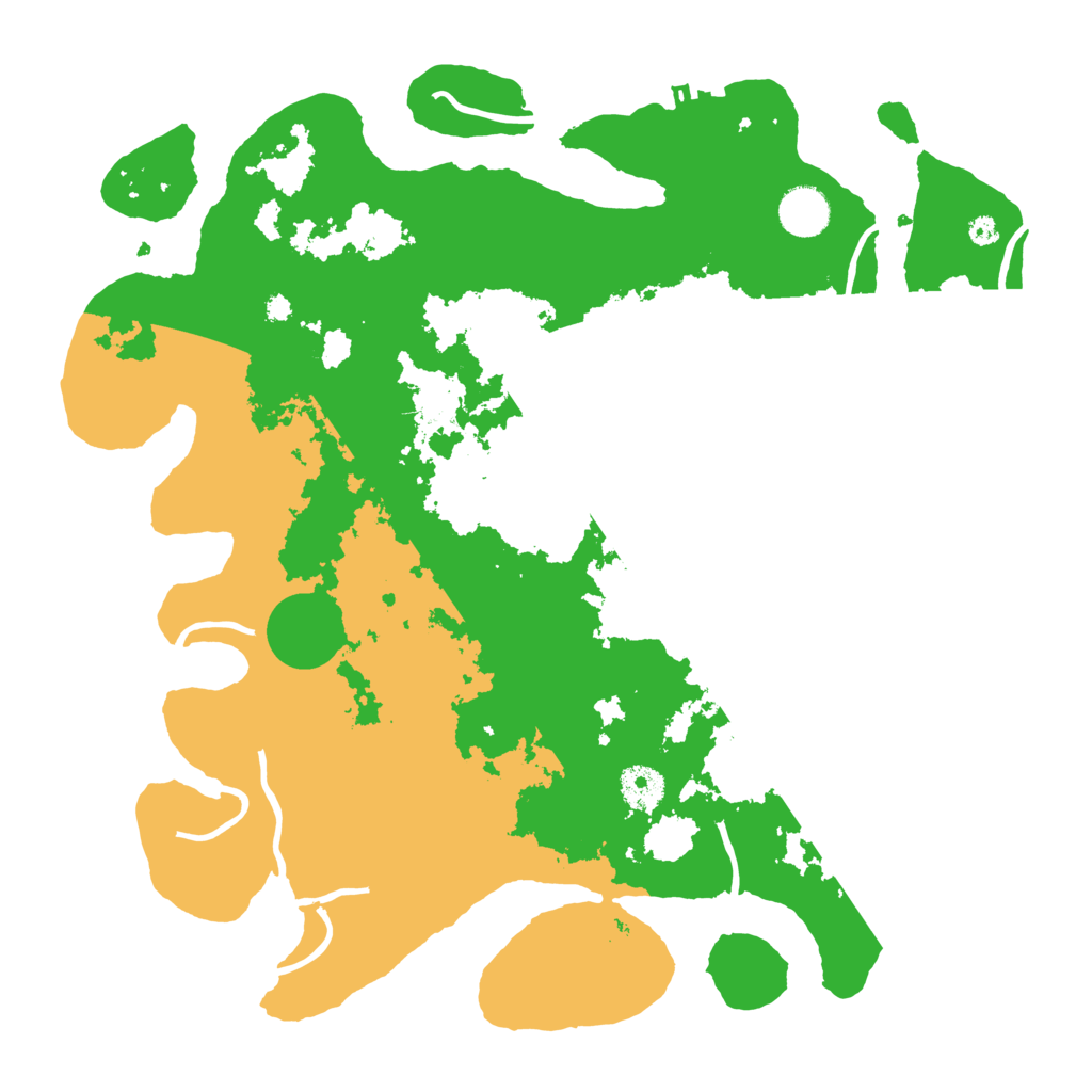 Biome Rust Map: Procedural Map, Size: 3800, Seed: 342467189