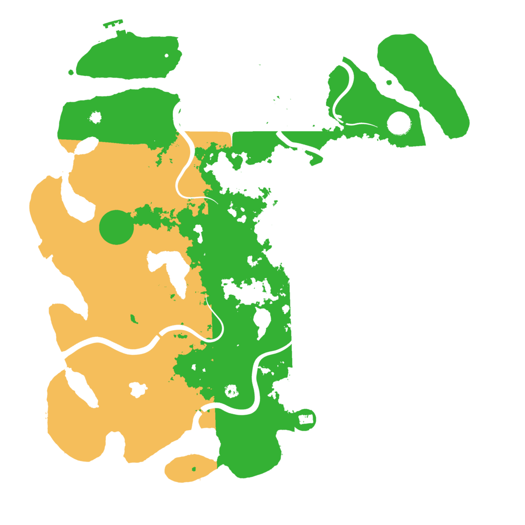 Biome Rust Map: Procedural Map, Size: 4000, Seed: 666269159