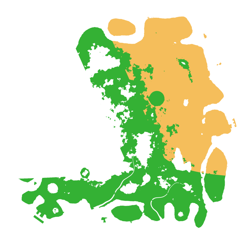 Biome Rust Map: Procedural Map, Size: 4250, Seed: 836429099