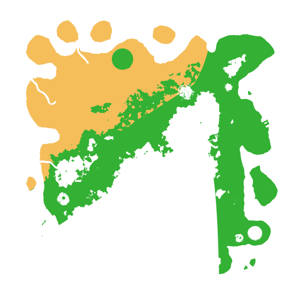 Biome Rust Map: Procedural Map, Size: 3700, Seed: 106223550