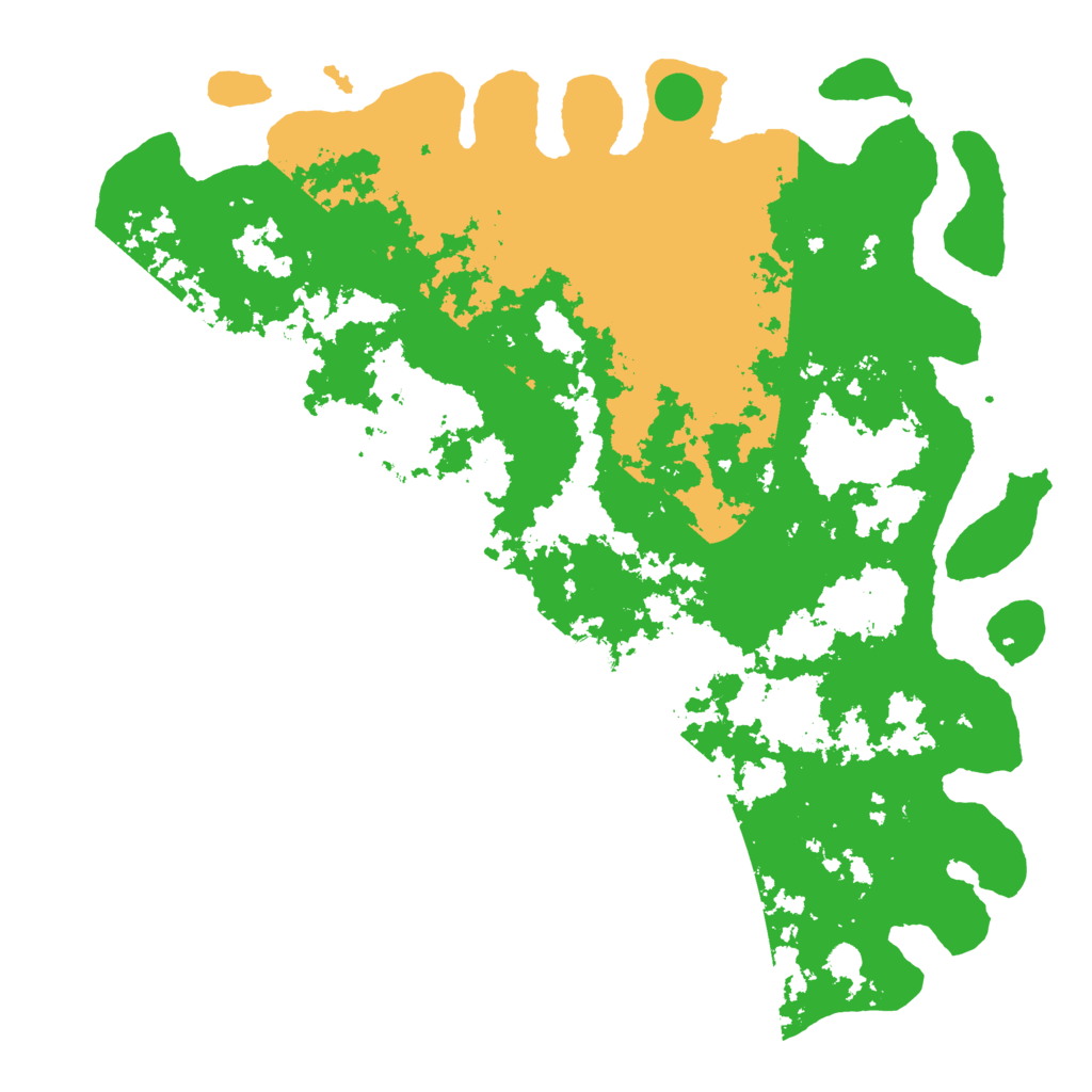 Biome Rust Map: Barren, Size: 6000, Seed: 6000