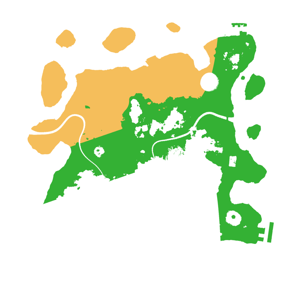 Biome Rust Map: Procedural Map, Size: 3000, Seed: 1356815321