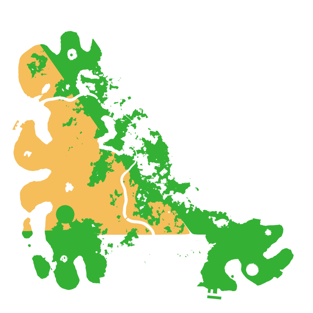 Biome Rust Map: Procedural Map, Size: 4500, Seed: 196