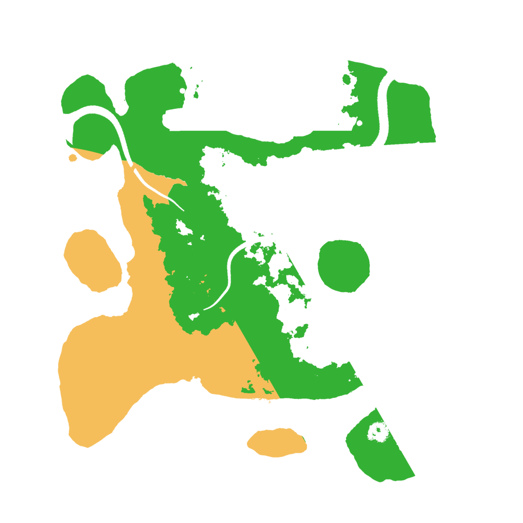 Biome Rust Map: Procedural Map, Size: 2700, Seed: 52401