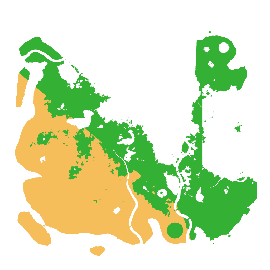 Biome Rust Map: Procedural Map, Size: 4500, Seed: 1067924910