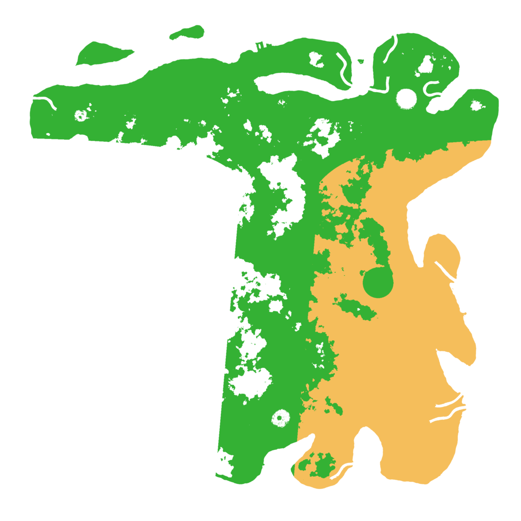 Biome Rust Map: Procedural Map, Size: 4500, Seed: 245869