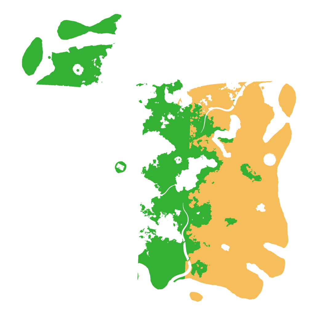 Biome Rust Map: Procedural Map, Size: 4500, Seed: 16543