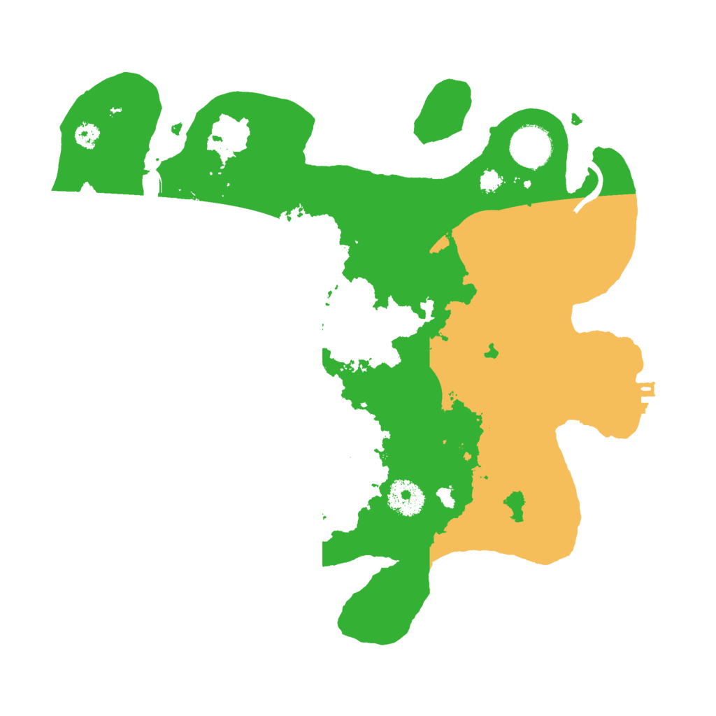 Biome Rust Map: Procedural Map, Size: 3000, Seed: 19701