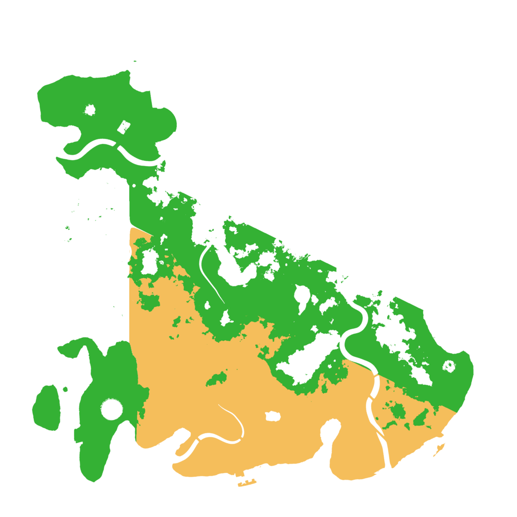 Biome Rust Map: Procedural Map, Size: 4250, Seed: 99074088
