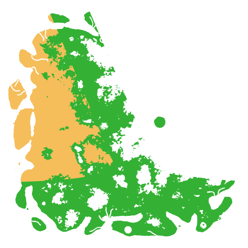 Biome Rust Map: Procedural Map, Size: 6000, Seed: 1784552414