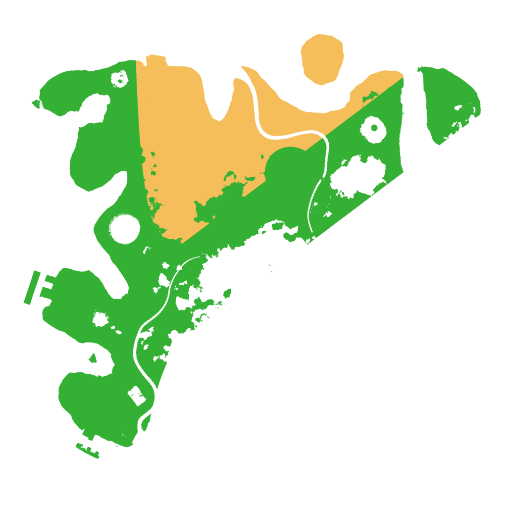 Biome Rust Map: Procedural Map, Size: 3000, Seed: 532512568