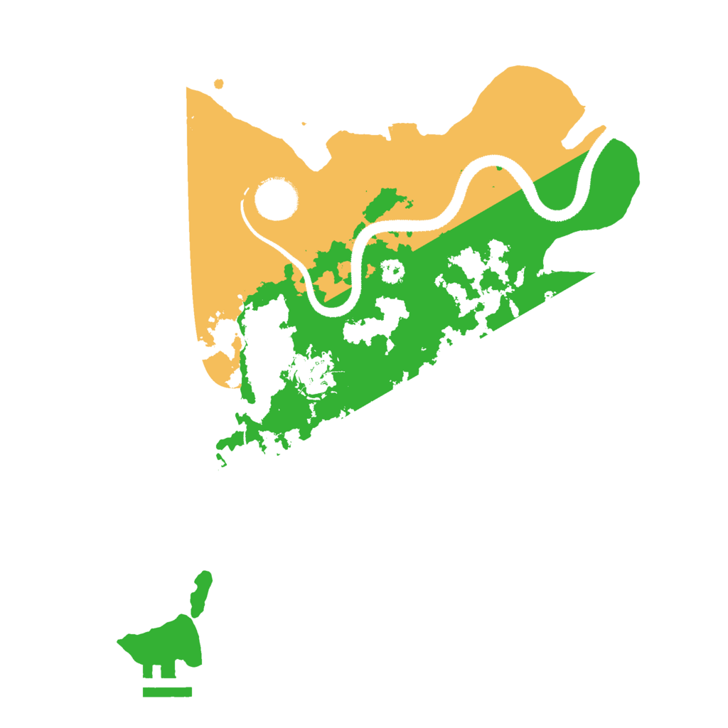 Biome Rust Map: Procedural Map, Size: 3000, Seed: 1460226998