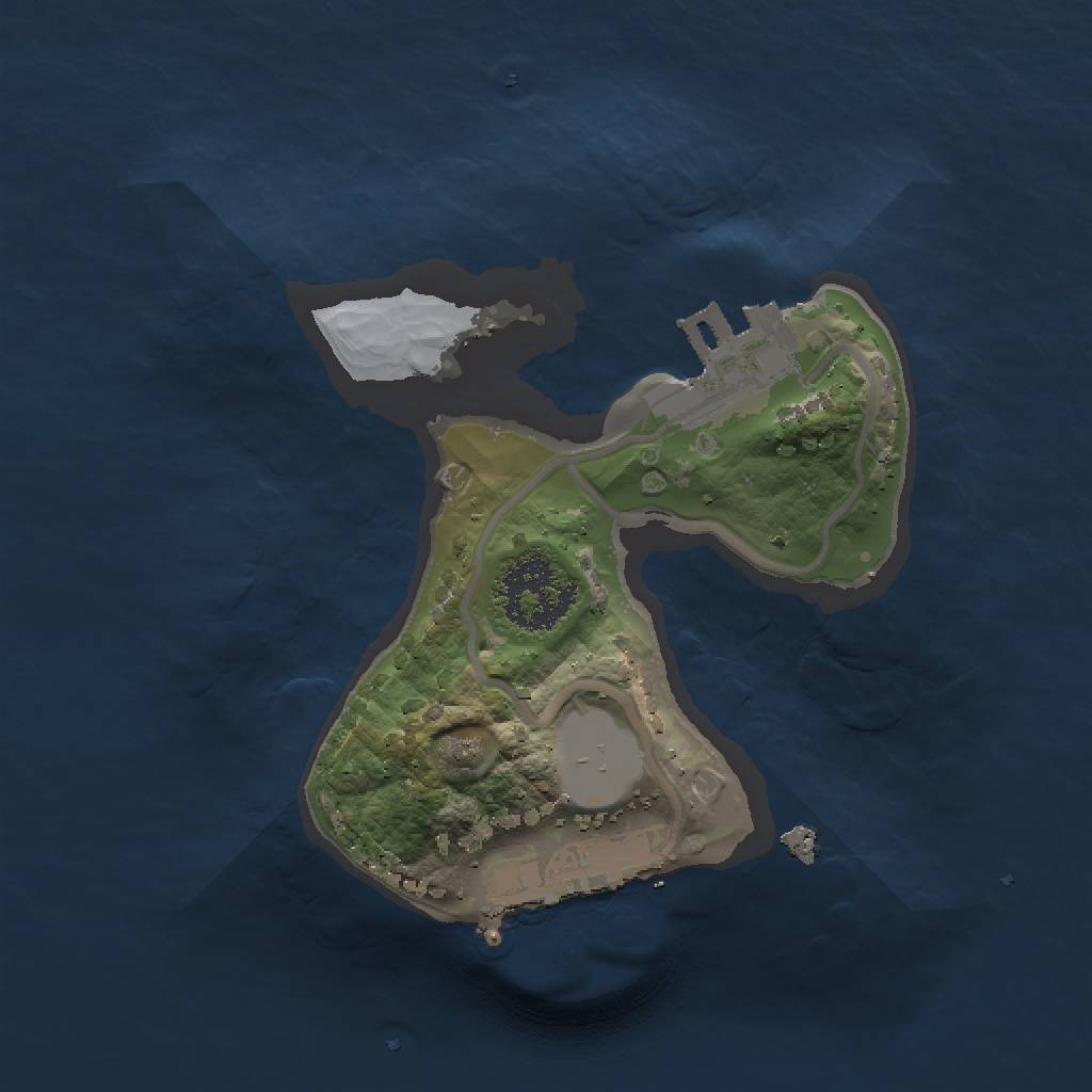 Rust Map: Procedural Map, Size: 1500, Seed: 680254274, 6 Monuments