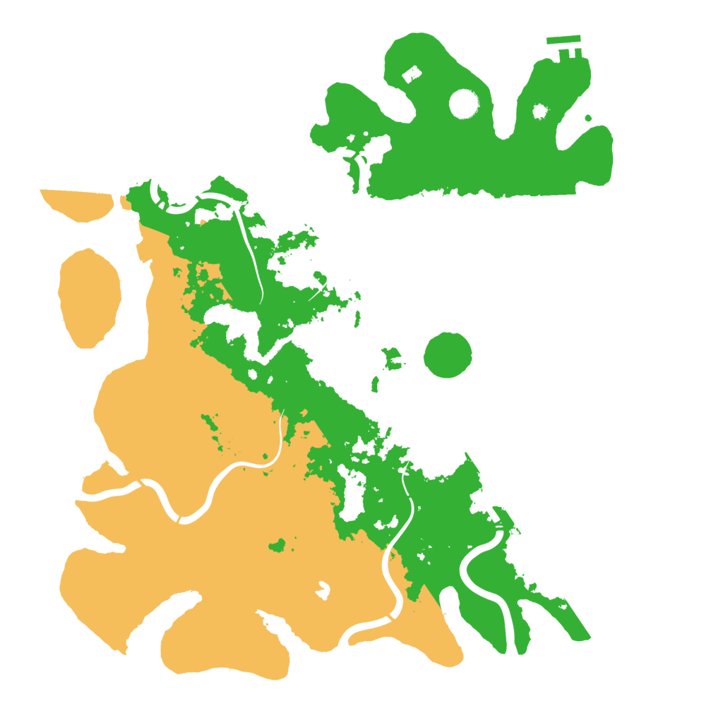 Biome Rust Map: Procedural Map, Size: 4300, Seed: 8934278