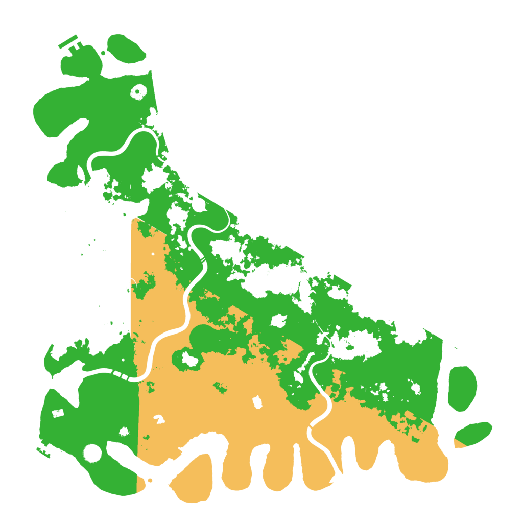 Biome Rust Map: Procedural Map, Size: 5000, Seed: 9078