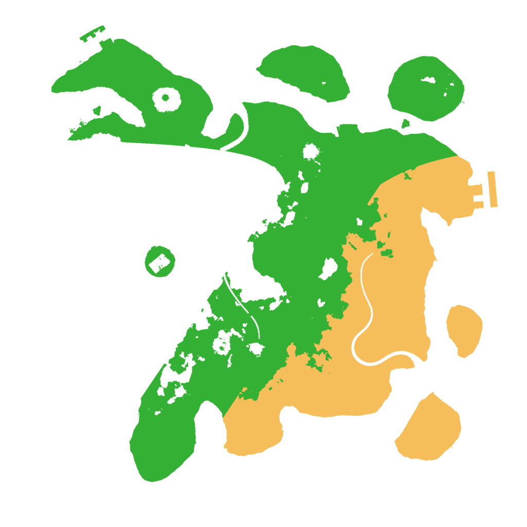 Biome Rust Map: Procedural Map, Size: 2969, Seed: 5586555