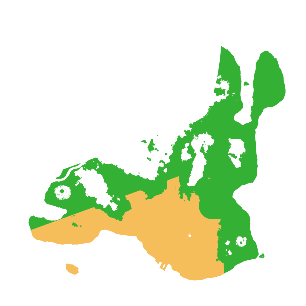 Biome Rust Map: Procedural Map, Size: 3000, Seed: 20562