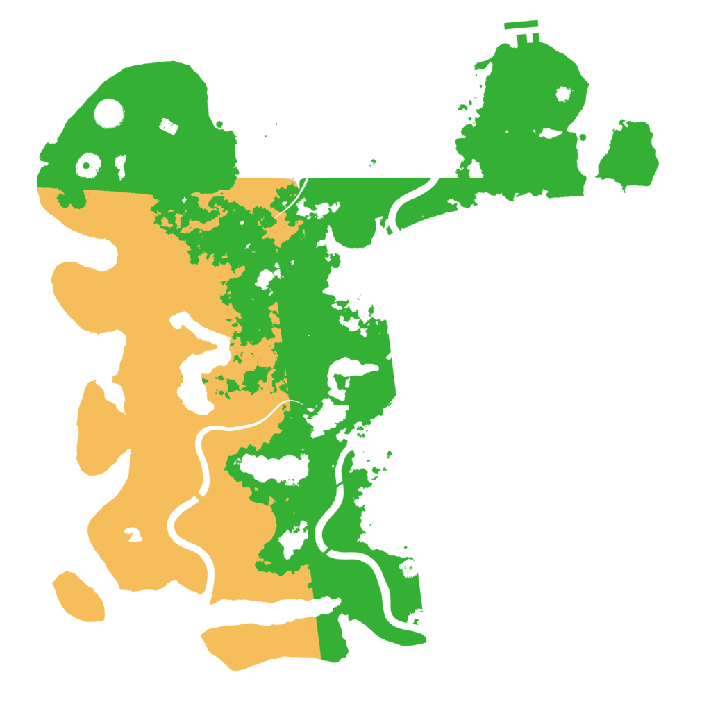 Biome Rust Map: Procedural Map, Size: 4250, Seed: 162458799