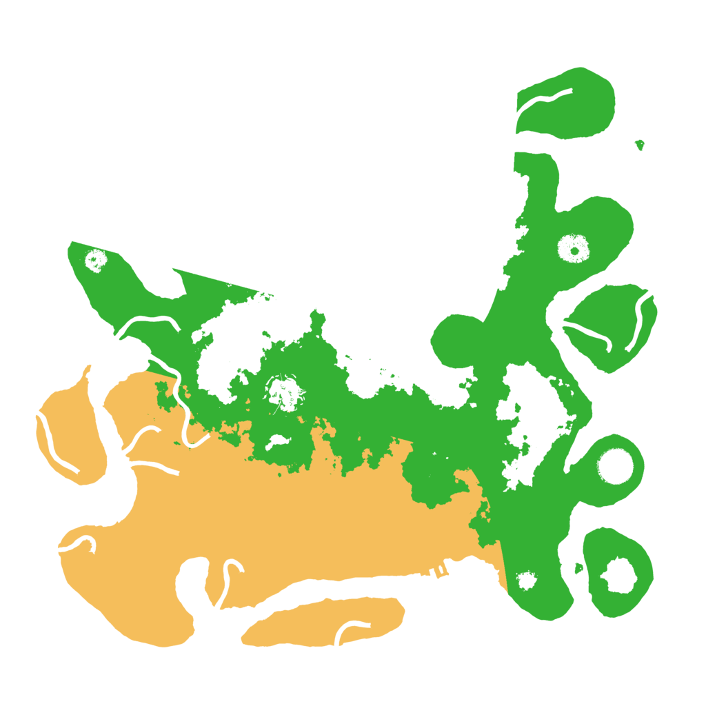 Biome Rust Map: Procedural Map, Size: 3500, Seed: 2107910059