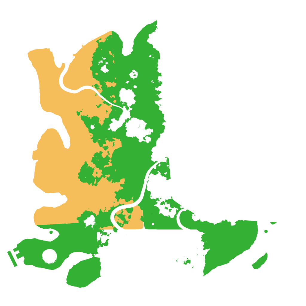 Biome Rust Map: Procedural Map, Size: 3700, Seed: 1690845696