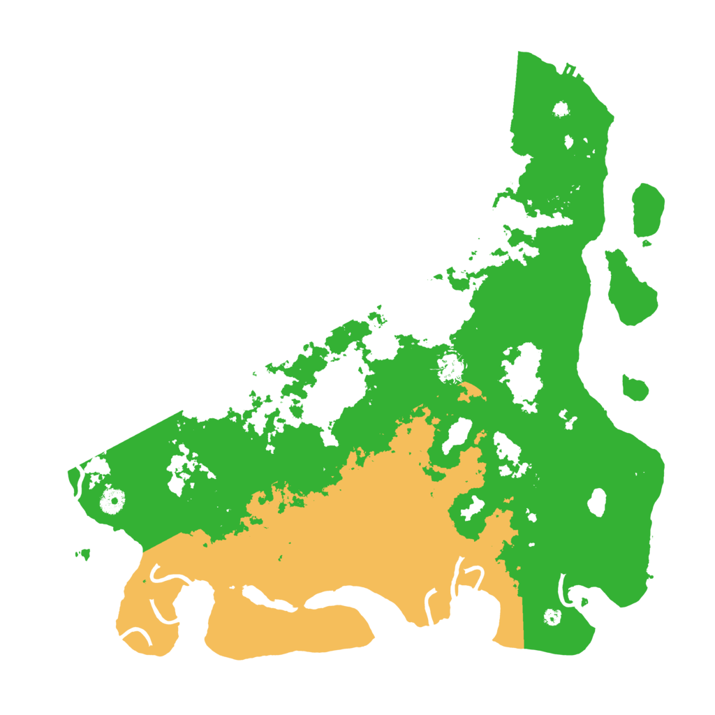 Biome Rust Map: Procedural Map, Size: 4250, Seed: 1801938837