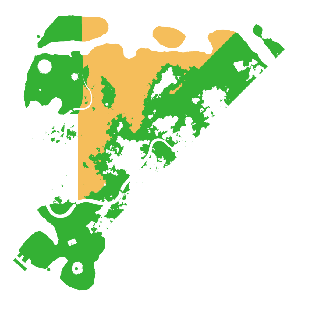 Biome Rust Map: Procedural Map, Size: 3950, Seed: 127112183