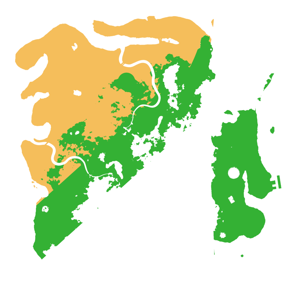 Biome Rust Map: Procedural Map, Size: 4500, Seed: 6444435