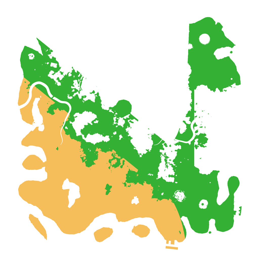 Biome Rust Map: Procedural Map, Size: 4250, Seed: 1382363243