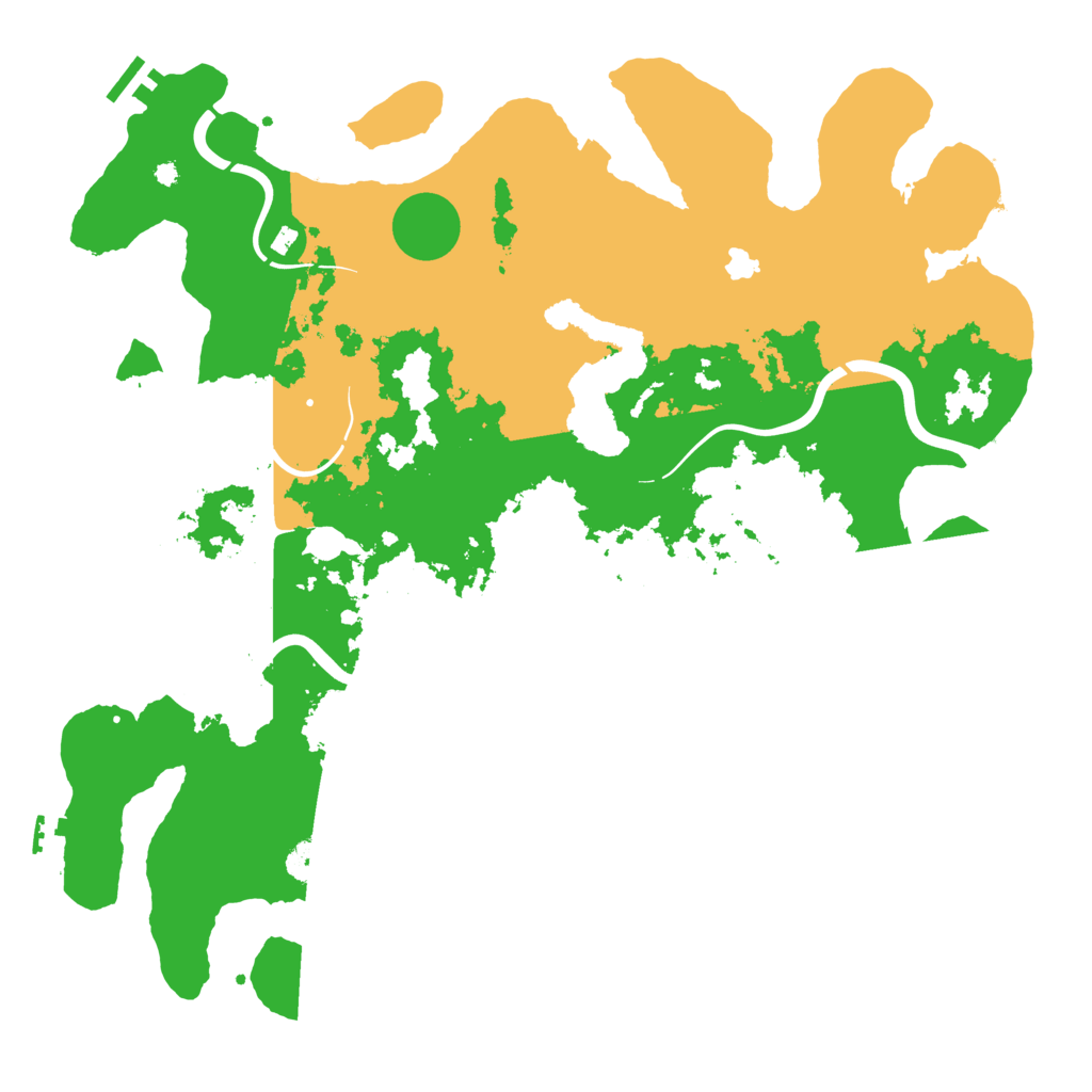 Biome Rust Map: Procedural Map, Size: 4250, Seed: 7294