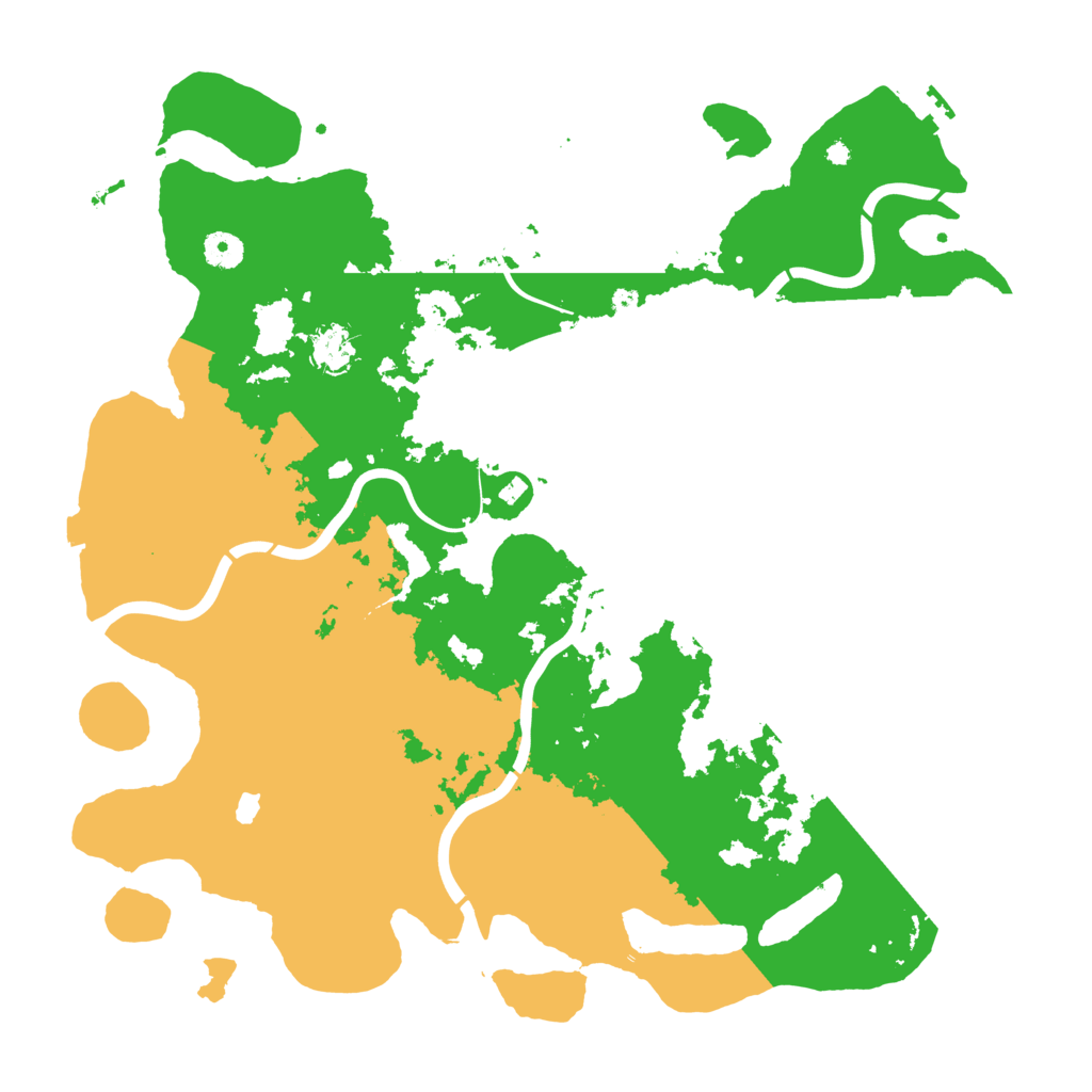 Biome Rust Map: Procedural Map, Size: 4250, Seed: 6751