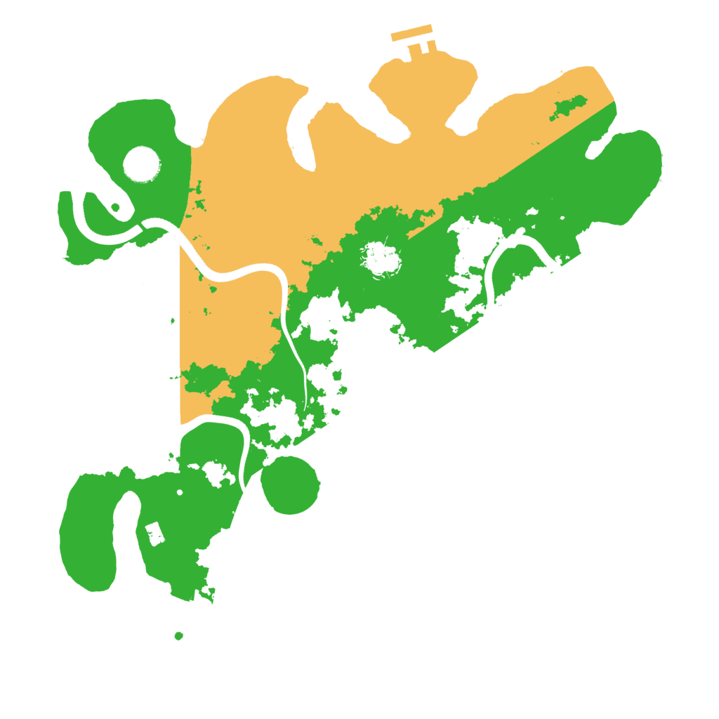 Biome Rust Map: Procedural Map, Size: 3500, Seed: 1047740778