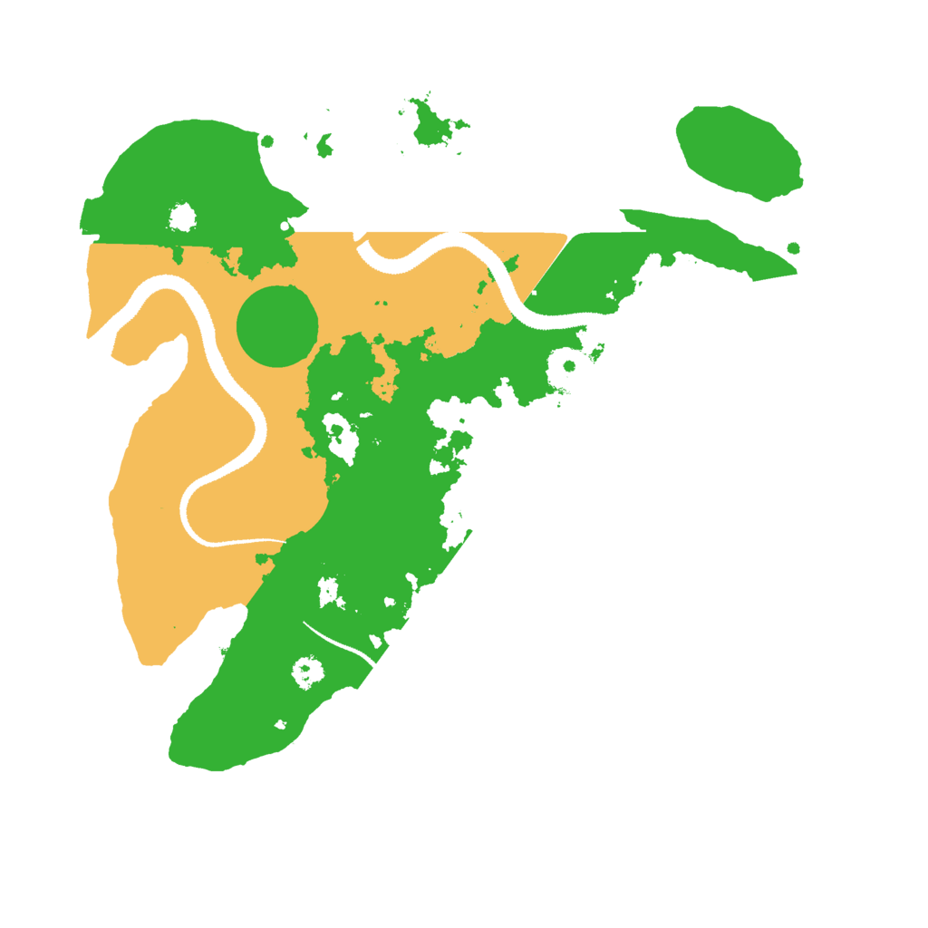 Biome Rust Map: Procedural Map, Size: 3000, Seed: 1545617247
