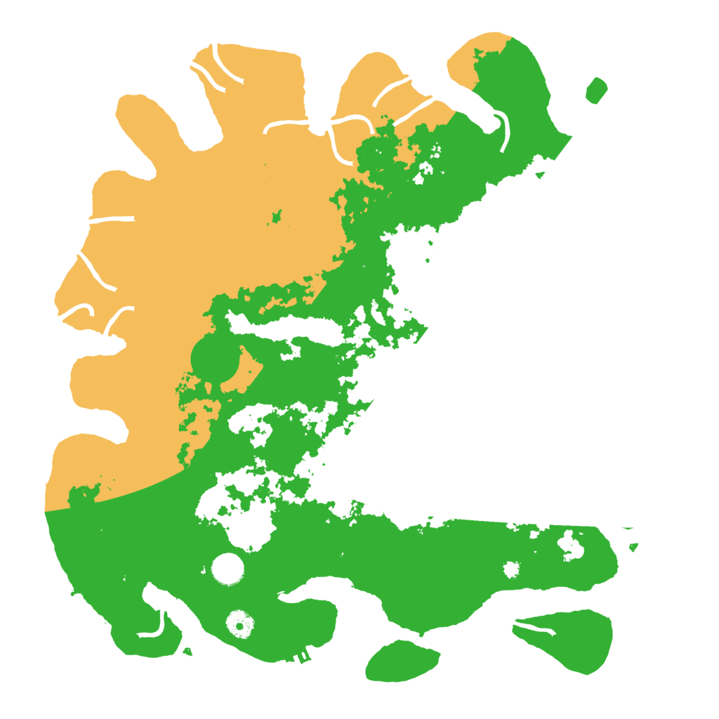 Biome Rust Map: Procedural Map, Size: 3950, Seed: 1125666414