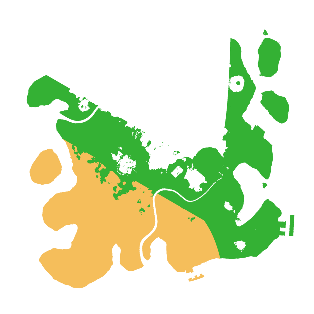 Biome Rust Map: Procedural Map, Size: 3000, Seed: 916535721
