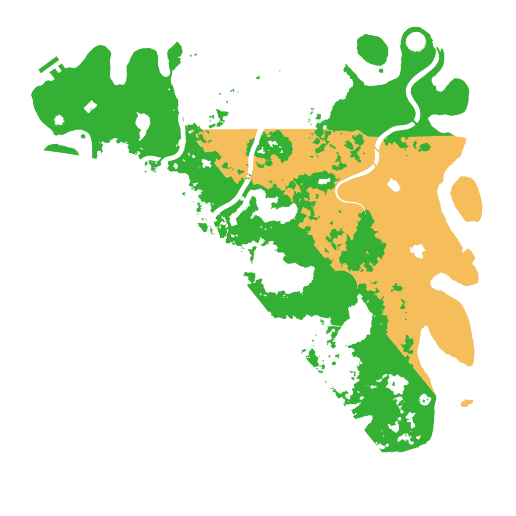 Biome Rust Map: Procedural Map, Size: 4600, Seed: 1813053463