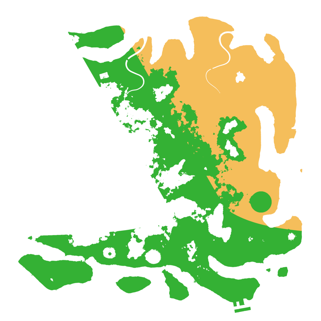 Biome Rust Map: Procedural Map, Size: 4000, Seed: 39987337