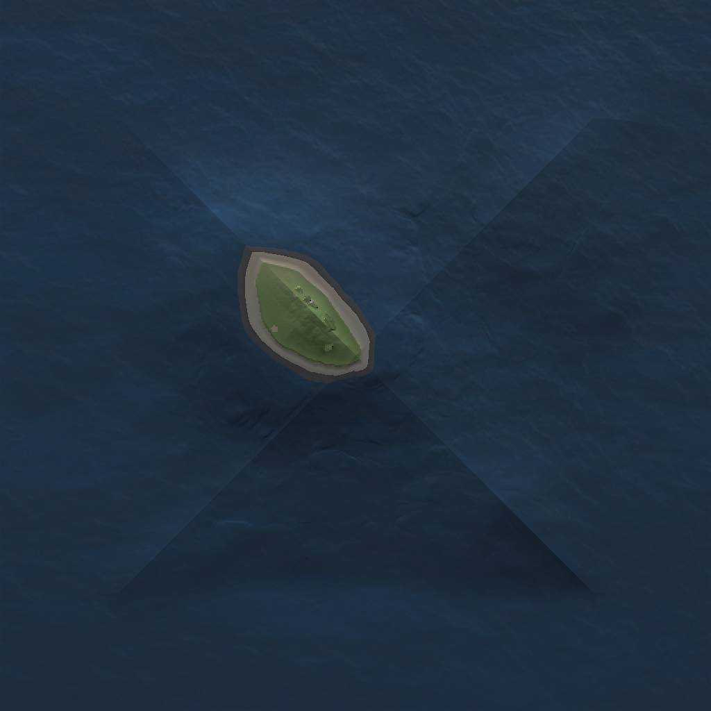 Rust Map: Procedural Map, Size: 1000, Seed: 4022, 3 Monuments