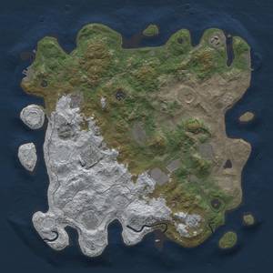 Thumbnail Rust Map: Procedural Map, Size: 4000, Seed: 1998, 20 Monuments