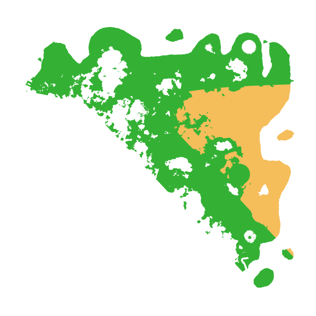 Biome Rust Map: Procedural Map, Size: 4000, Seed: 1998