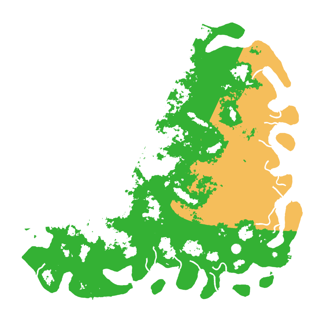Biome Rust Map: Procedural Map, Size: 5500, Seed: 848243602