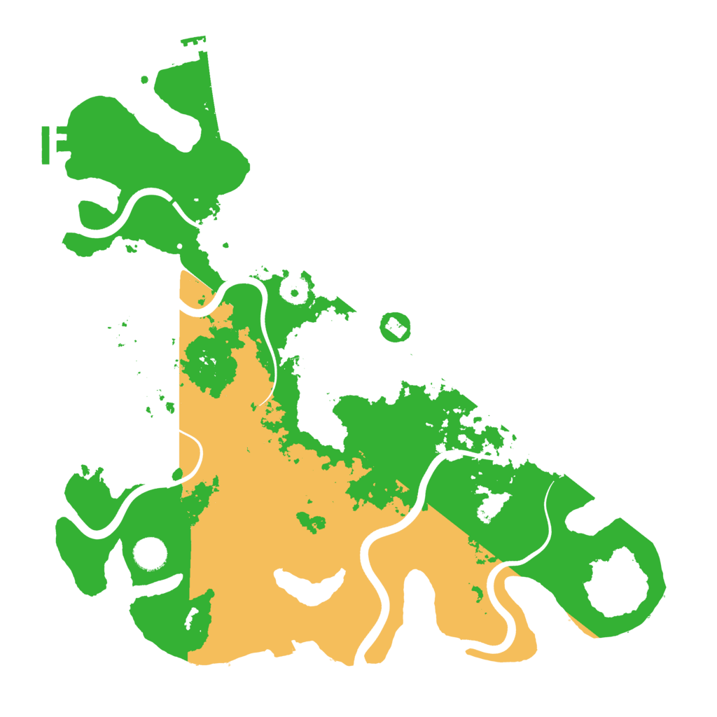 Biome Rust Map: Procedural Map, Size: 3800, Seed: 44568