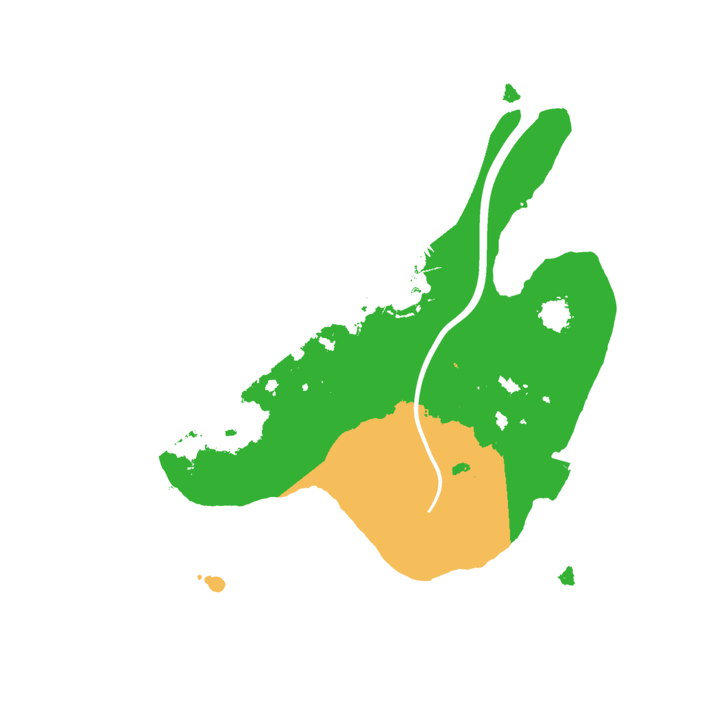 Biome Rust Map: Procedural Map, Size: 2000, Seed: 651