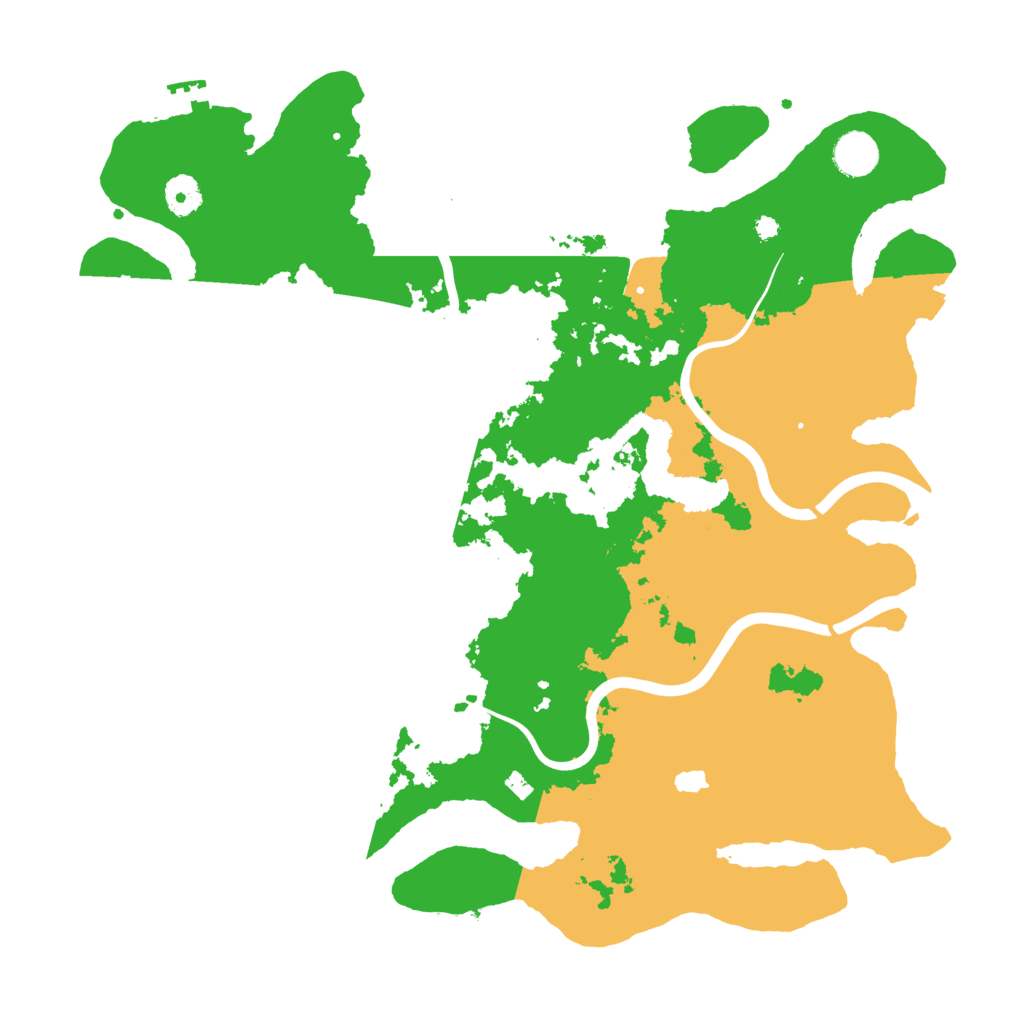 Biome Rust Map: Procedural Map, Size: 4000, Seed: 249374