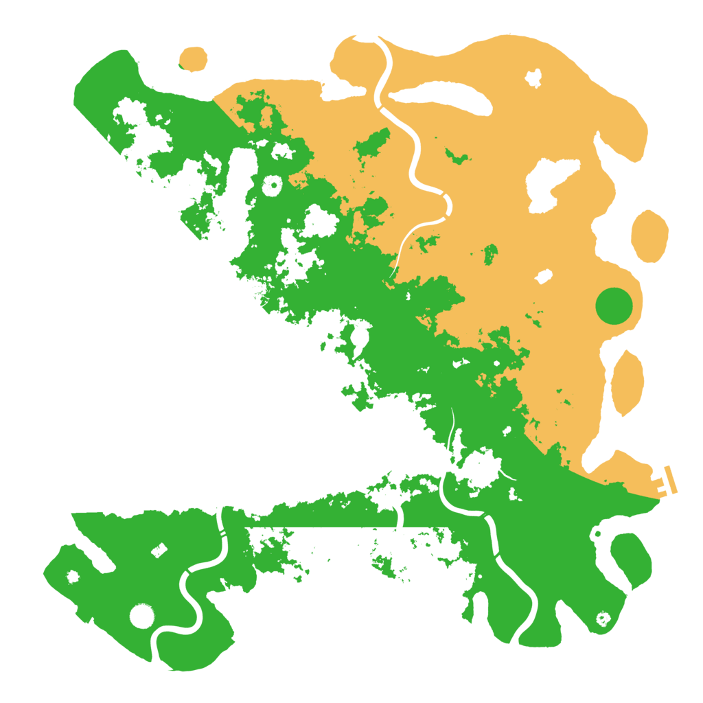 Biome Rust Map: Procedural Map, Size: 5000, Seed: 79005126