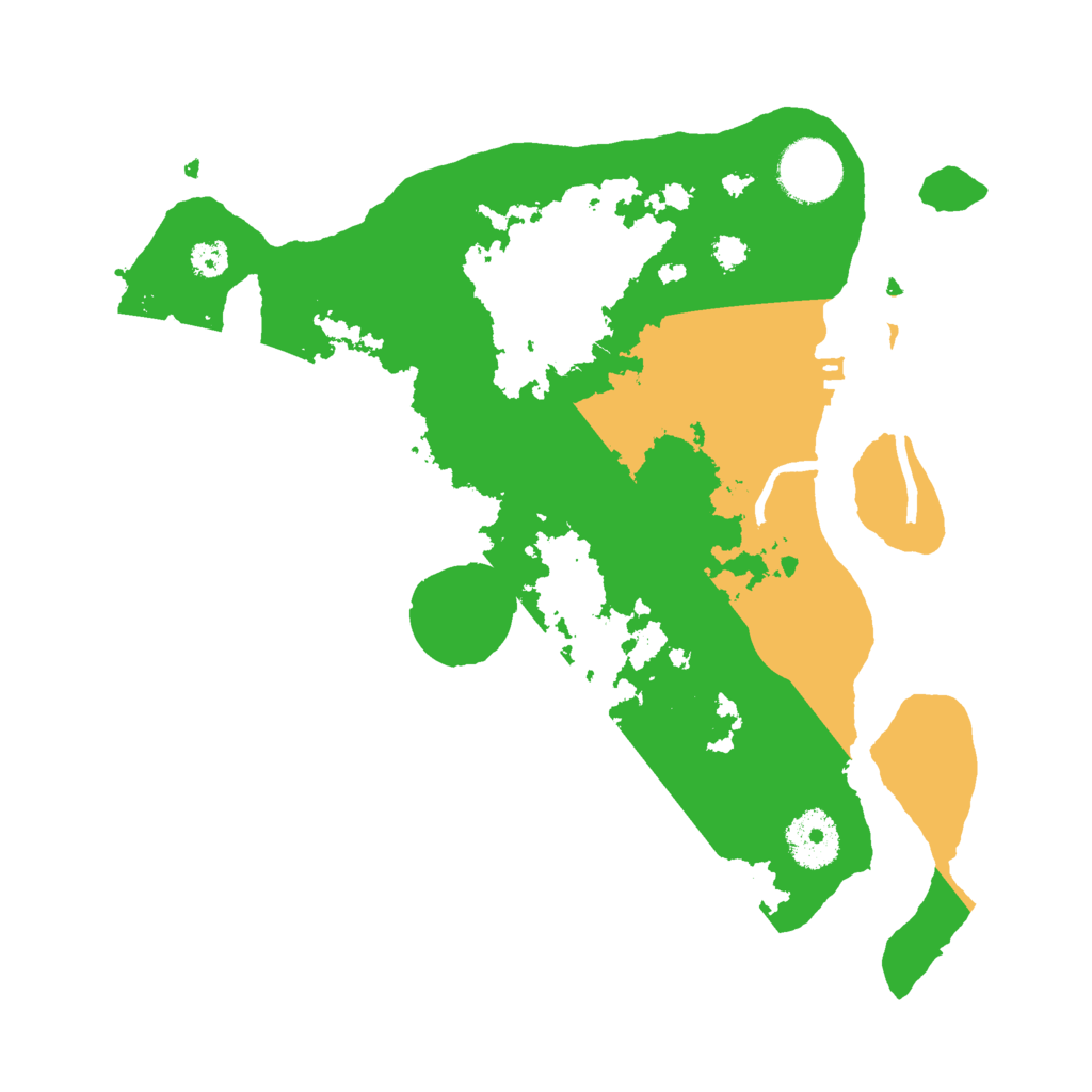 Biome Rust Map: Procedural Map, Size: 3000, Seed: 90069268
